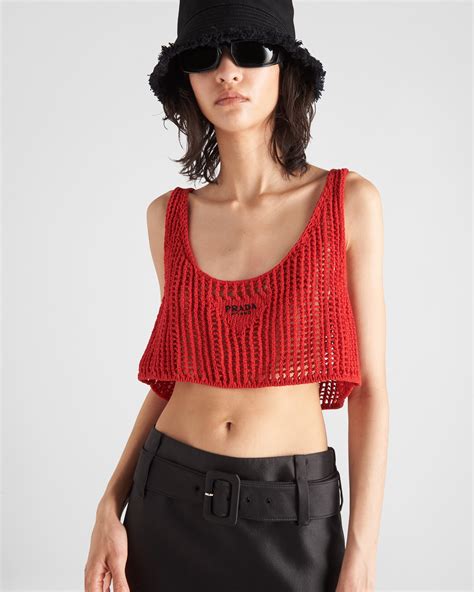 prada crop top shirt